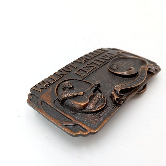 Dan Crary Belt Buckle Guitar Walnut Valley Bluegrass Music Festival Winfield KS - Picture 7 of 7